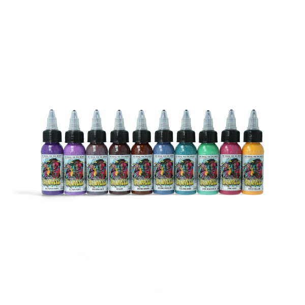 Xtreme Ink - Kyle Warwick Psychedelic Graffiti Set - 10 x 30 ml