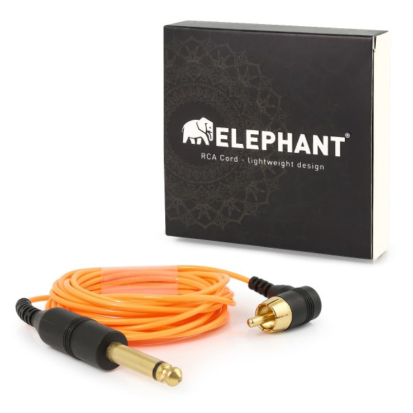 Elephant - Lightweight RCA Cable - angled